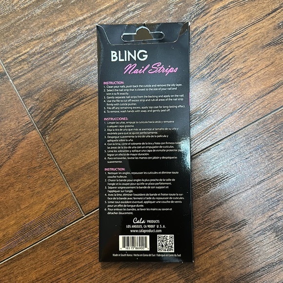 Cala Bling Various Color Butterfly In Each Pack Nail Strips - Picture 3 of 4